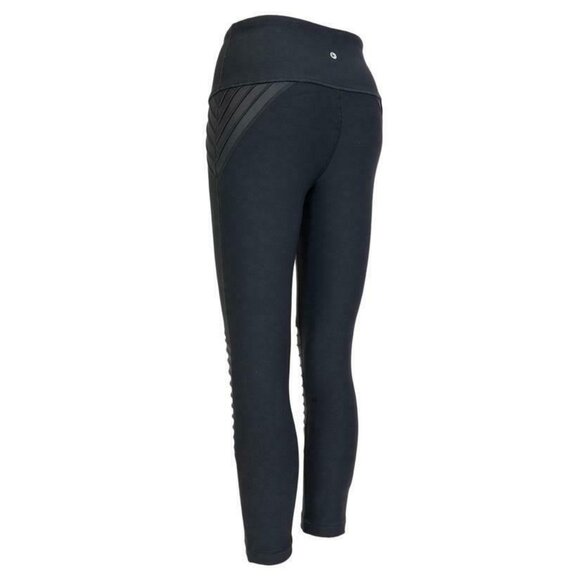 90 Degree by Reflex Women's 22-inch High Waist Moto Capri Coal Navy XS $78 - Picture 3 of 3